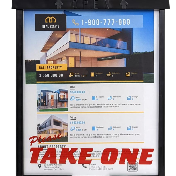 Outdoor Brochure box.